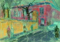 Miháltz Pál (Magyarvalkó 1899 - Magyarvalkó 1988): Szentendrei utca, 1960