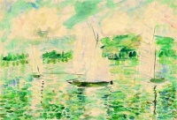 Halápy János (Pórszombat 1893 - Budapest 1960): Balatonparti hangulat