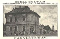 Széll Zoltán Gyógyszertára a Magyar Koronához . Receptzacskó, Nagykőrös