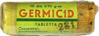 Germicid. Üvegfiola, Egyesült Gyógyszer-és Tápszergyár