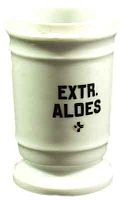 EXTR. ALOES Porcelán tégely,