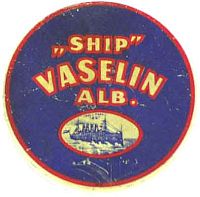 Ship Vaselin. . Bádogdoboz, Pantochemia K. F. T.