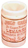 Juno créme. Kozmetikai tégely, tető nélkül