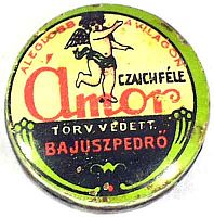 Ámor bajuszpedrő. Bádogdoboz