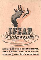 Hévízi rádiumos gyógyiszap. Termékismertető levelezőlap, felbélyegzett, Gyógyiszapértékesítő Vállalat