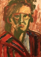 Németh Miklós (Budapest, 1934 – Budapest, 2012): Önarckép
