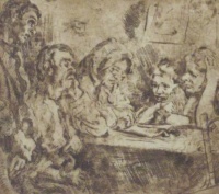 Pirk János (Galánta, 1903 – Szentendre, 1989): Felolvasás