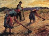 Bánáti-Schwerák József (Temesvár, 1897 – Szentendre, 1951): Kapálók