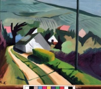 Kecskeméti Kálmán (Budapest, 1942): Jön a vihar, Szigliget, 1995