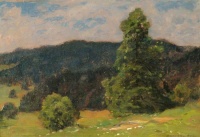 Bosznay István (Csurgó, 1868 – Budapest, 1944): Dombtetőről, 1929