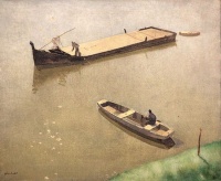 Förstner Dénes (Börcsházapuszta, 1901 – Balf, 1945): Halászhajó