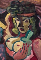 Németh Miklós (Budapest, 1934 – Budapest, 2012): Női félakt