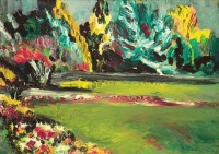 Schéner Mihály (Medgyesegyháza, 1923): Parkrészlet