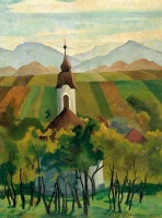 Koszta Rozália (Gyula, 1925 – Gyula, 1993): Templomtorony