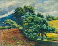 Widder Félix Bódog (Arad, 1874 – Budapest, 1939): Tavasz a Börzsönyben, 1933