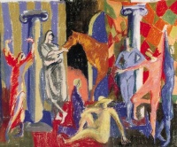 Bencze László (Székesfehérvár, 1907 – Budapest, 1992): Jelenet