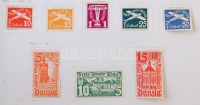 3 db Gobát előnyomott bélyegalbum német, angol, osztrák, belga, portugál, dán stb. bélyegekkel