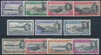 1938 VI. György király 11 érték Mi 39-41, 43-44, 46-52