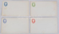 1863 A Radnitzky díjjegyes boríték essay használatlan újnyomatai 11 különféle színben, levélberakóban / 11 different Radnitzky PS-cover essay reprints (Ferchenbauer EUR 1.430.-)