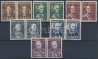 1935 Osztrák parancsnokok sor párokban Mi 617-622