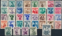 1948-1952 Népviselet sor Mi 893-926 + 978-980