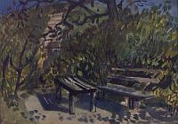 Patay László - Kertben