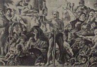 Patkó Károly - Jordaens: Diogenész a vásáron (1922)