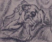 Derkovits Gyula - Szerelmesek (1920)