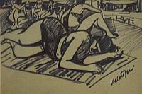 id. Keleti Jenő - Strandon