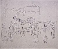 Szőnyi István - Kocsi az utcán (1933)