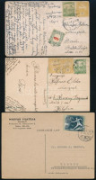 1917-1950 10 db érdekes küldemény