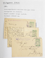BOSZNIA HERCEGOVINA díjjegyes gyűjtemény 2 albumban, benne díjkiegészítések, bélyegzések, néhány képeslap. Nagyon tartalmas anyag, 190 db. / Original collection of 190 PS covers, cards, parcel cards etc. including additional frankings,