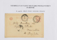 BOSZNIA HERCEGOVINA díjjegyes gyűjtemény 2 albumban, benne díjkiegészítések, bélyegzések, néhány képeslap. Nagyon tartalmas anyag, 190 db. / Original collection of 190 PS covers, cards, parcel cards etc. including additional frankings,