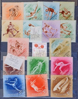 Hagyaték főleg az 1960-as évek postatiszta bélyegeiből, esetenként több példányban 3 berakóban + cipős dobozban borítékokban, hozzá régebbi bélyegzett gyűjtemény, FDC-k, kevés külföldi anyag. Érdekes tétel, magas katalógus