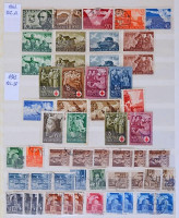 Pecsételt magyar gyűjtemény maradvány a krajcáros időszaktól 1969-ig 8 lapos A4-es berakóban, másodpéldányokkal