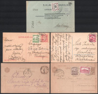 1945 9 db 1945 előtti gyulai vonatkozású küldemény