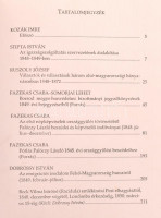 Tanulmányok és források az 1848-1949-es forradalom és szabadságharc történetéhez. Szerk.: Dobrossy István. Miskolc, 1998, a MTA Miskolci Akadémiai Bizottság és a Borsod-Abaúj-Zemplén Megyei Levéltár kiadása. Papírkötésben, szép