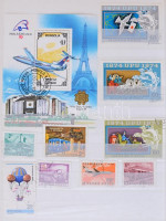 Hagyaték: főleg postatiszta magyar bélyegek 9 db A/4 + 6 közepes berakóban, valamint számos borítékban hullámkarton ládában. Magas katalógus értékű anyag, érdemes megnézni!!
