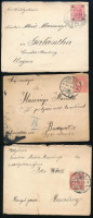 1899-1904 10 db levél,többségében Galántára küldve
