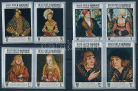 1967 Lucas Cranach festményei vágott sor Mi 147-154