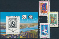 1984 Posta- Világkongresszus sor Mi 1349-1351 + blokk Mi 76