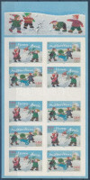2001 Újév, Karácsony öntapadós bélyegfüzet Mi 3574-3575