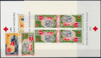 1967 Nemzeti Vöröskereszt sor + blokksor,National Red Cross set + blocksetMi 279-280 + Mi 6-7