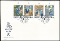 1986 Bélyegkiállítás bélyegfüzetlap Mi 143 FDC-n