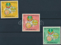 1974 100 éves az UPU sor Mi 554-556