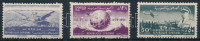 1949 75 éves az UPU 3 érték Mi 578, 580-581 (Mi 579 hiányzik / missing)