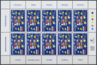 2004 Csatlakozás az Európai Unióhoz kisív Mi 484