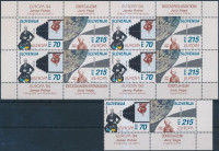 1994 Europa CEPT ívsarki pár + kisív Mi 80-81