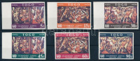 1967 Leszerelés, ENSZ vágott sor Mi 588-593