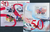 2012 50 éves a francia- német kiegyezés kisív Mi 4558-4561+ blokk 728
